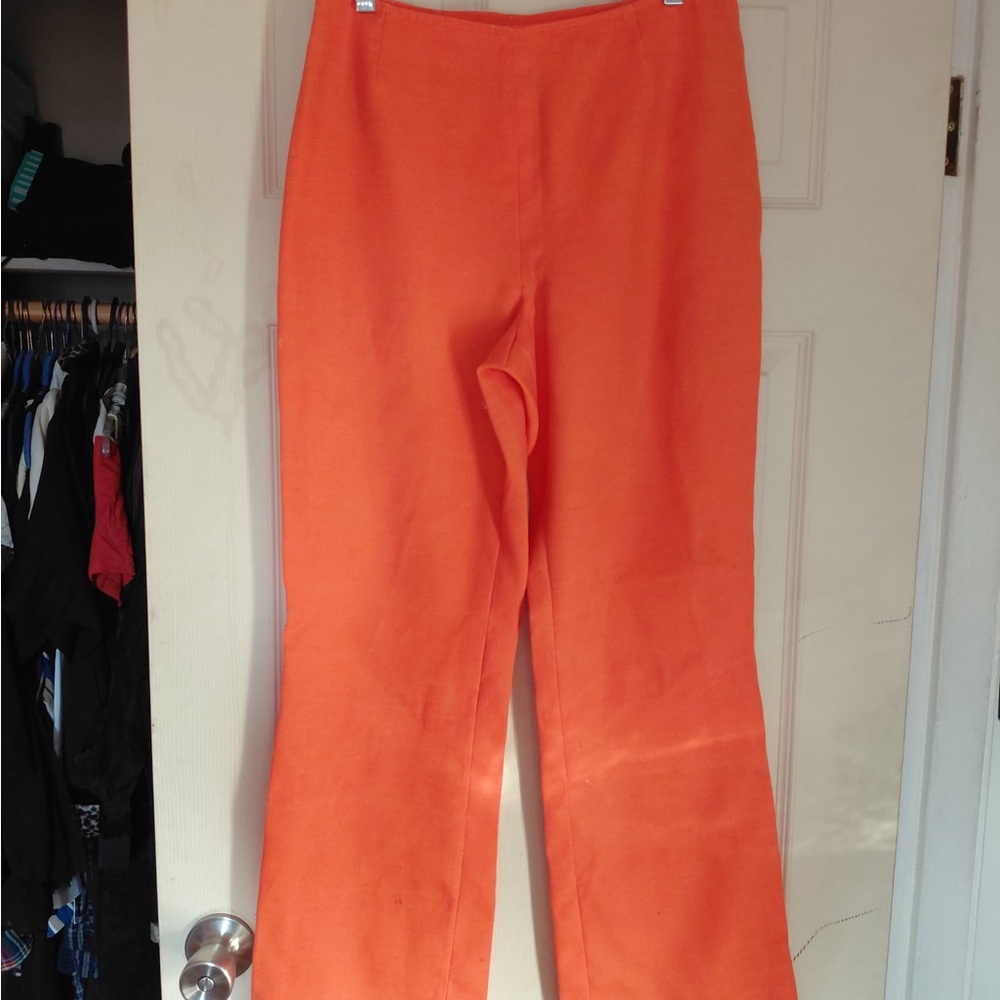 Vintage Orange Straight Leg Pants